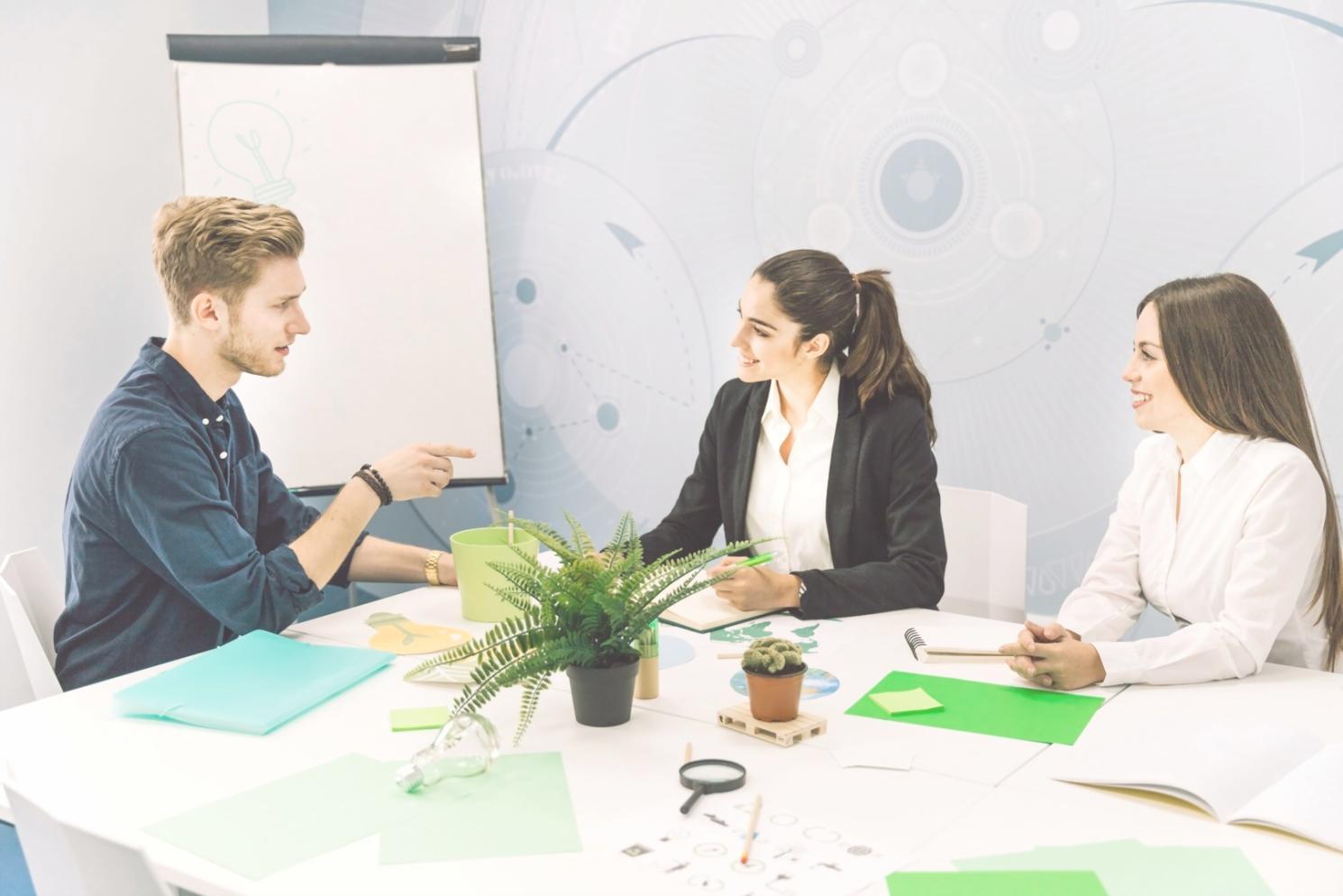 Financial planning workspace with budgeting tools and documents